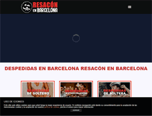 Tablet Screenshot of despedidasolterobarcelona.net